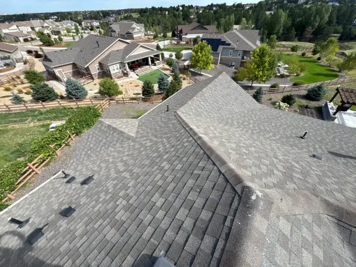 Roof documented for an insurance claim