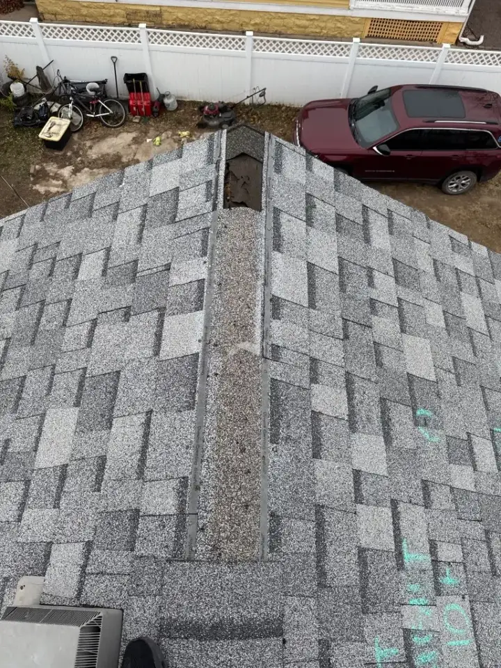 Roof inspection on a Westside home off Colorado Avenue in Colorado Springs