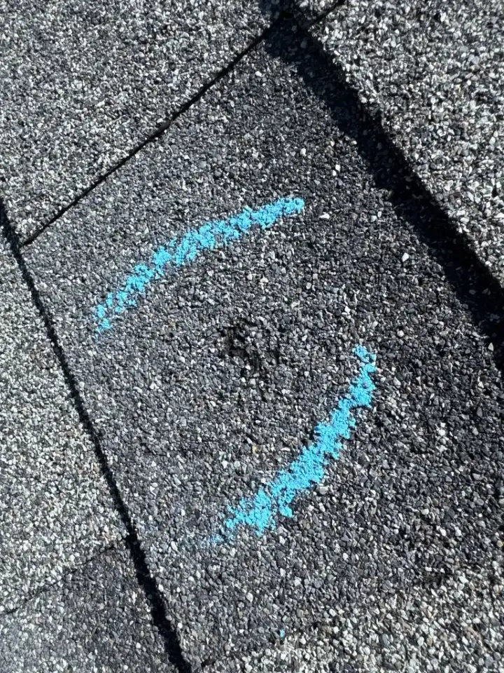 Roof inspected after a storm by Revival Roofing