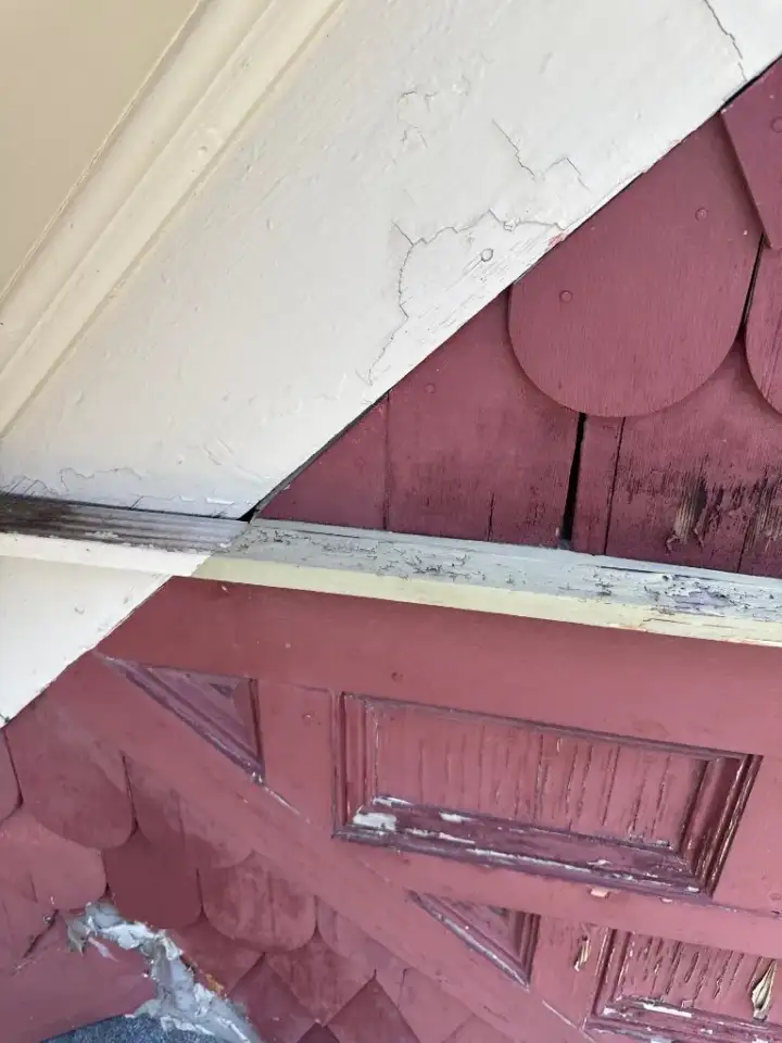 Trim documented during a roof inspection in Denver
