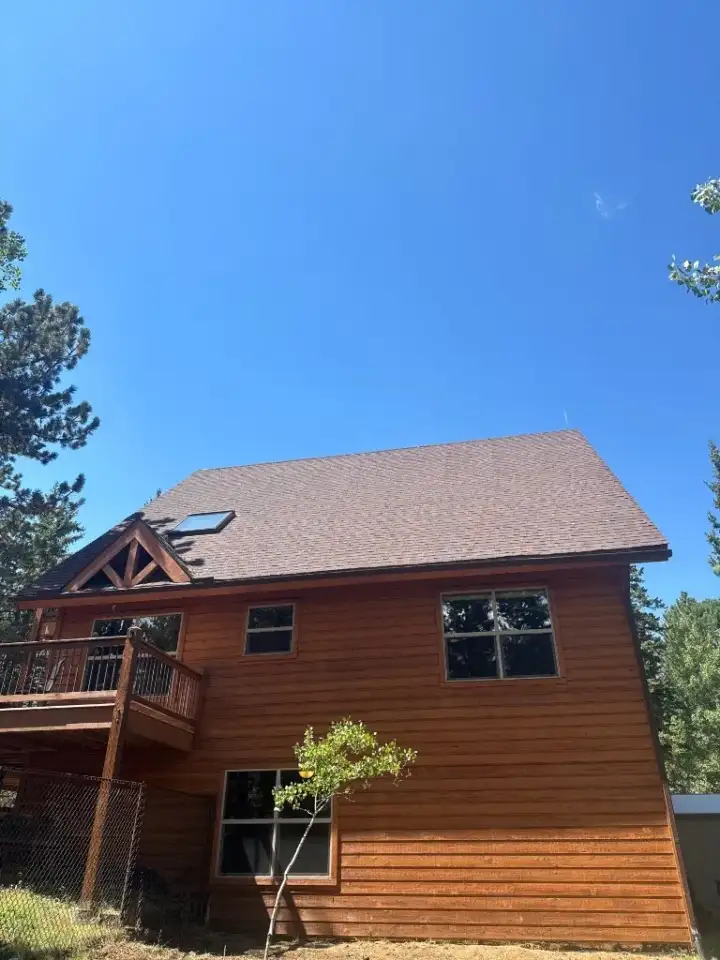 Completed roof on a home ready for sale